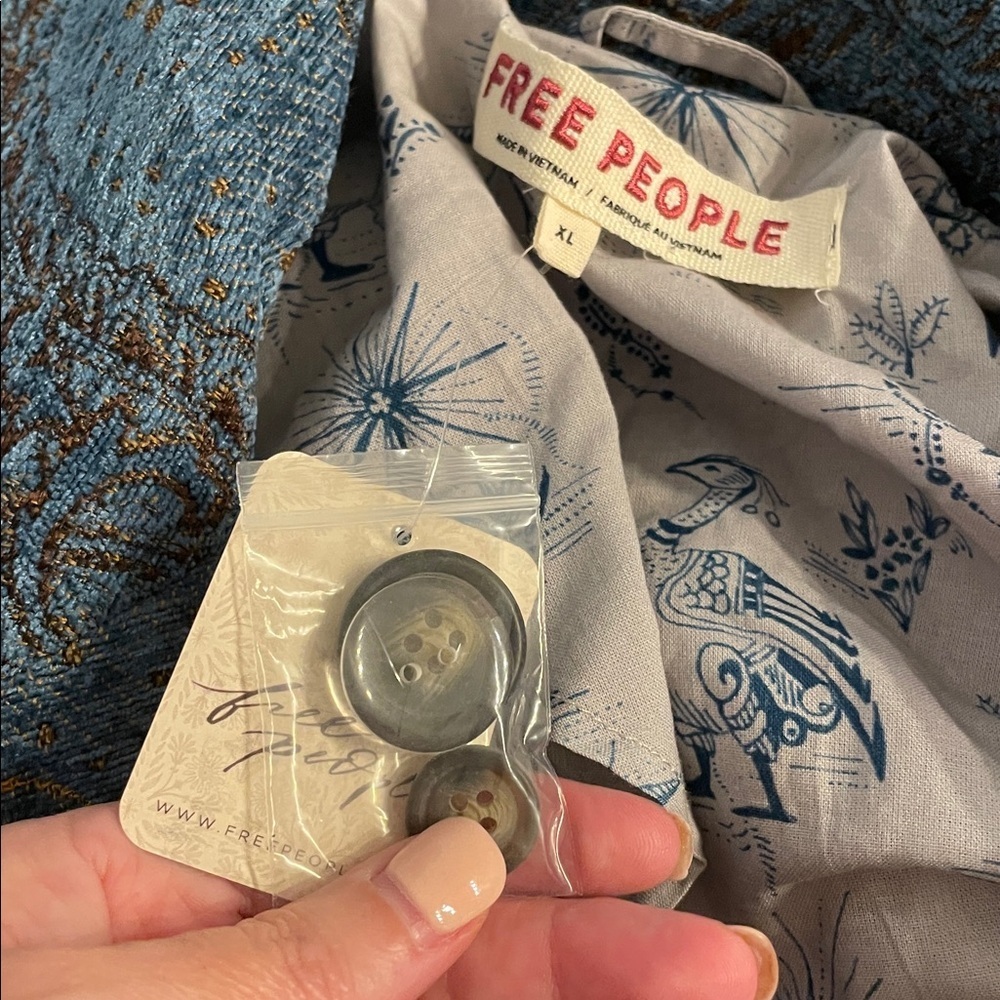 Free People Micah Duster Coat- XL - Picture 7 of 7